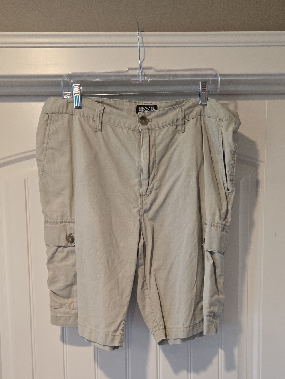 Michael Kors Size 36 Beige Cargo Shorts